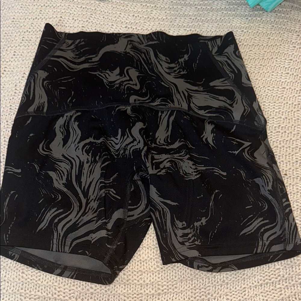Gymshark Black Athletic Shorts Modern Design